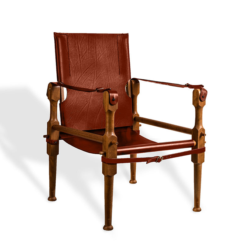 Campaign Chair Leather
