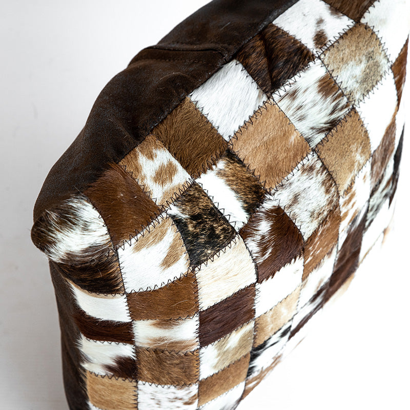 Large Patchwork Nguni Cushion