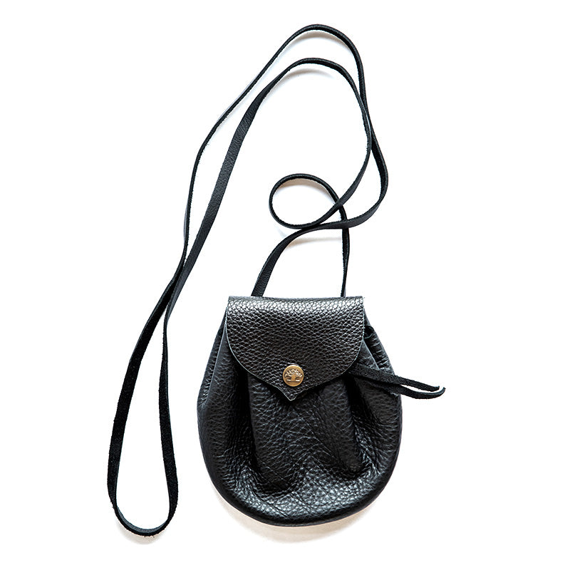 Leather neck online bag