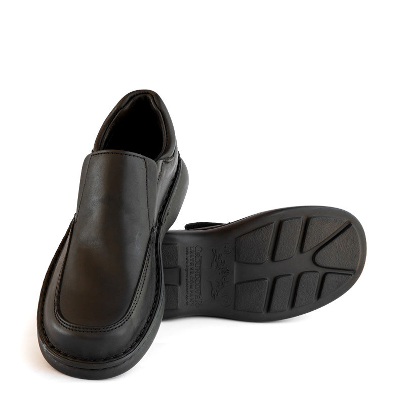 Leather slip on 2025 walking shoes