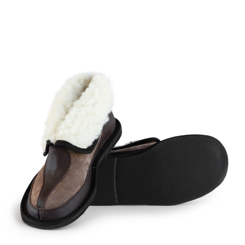 Wool Fold-Down Boot