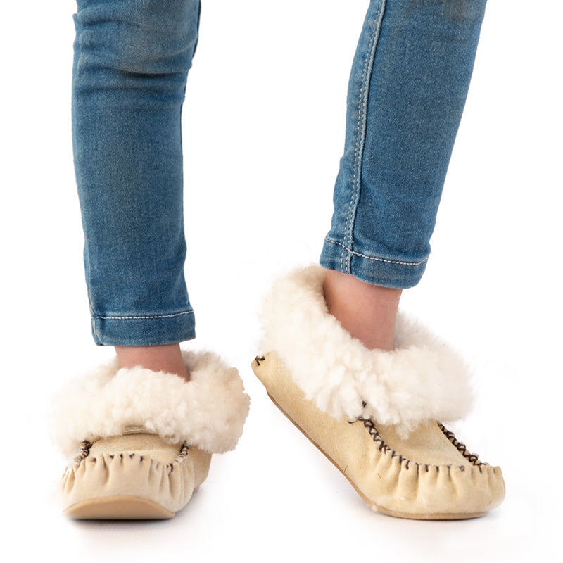 Children's Wool Moccasin