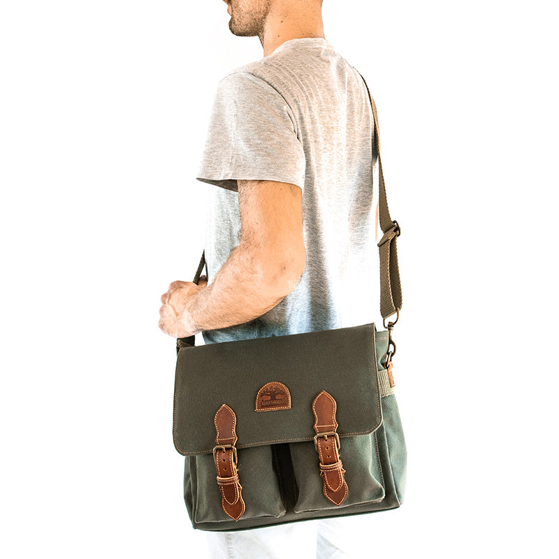Fireld Bag Canvas Field Bag – Groundcover Leather Company