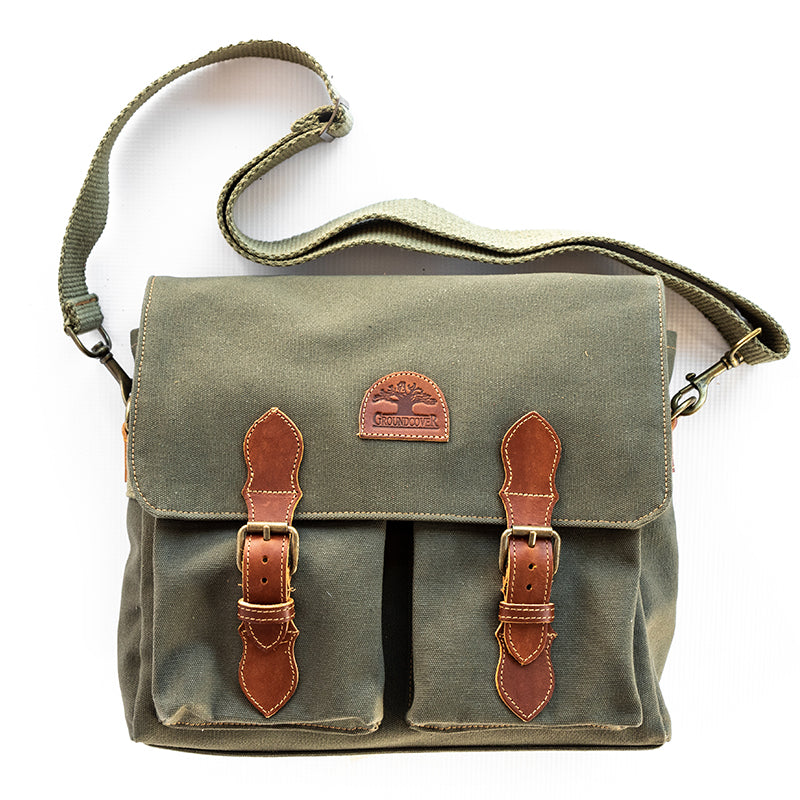 Fireld Bag Canvas Field Bag – Groundcover Leather Company