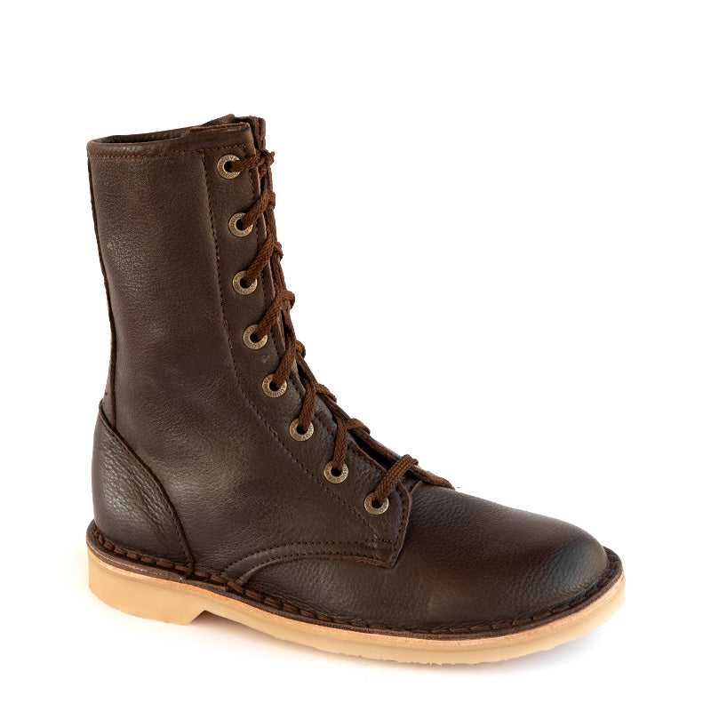 Leather combat hot sale boots