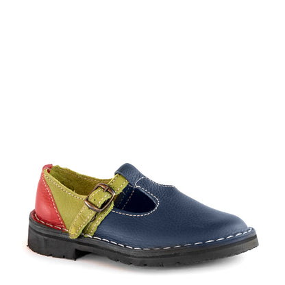 Children's T-Bar Shoe Multi-Colour